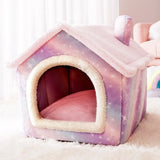 Soft Cat Winter House Enclosed Pet Tent