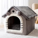 Soft Cat Winter House Enclosed Pet Tent