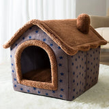 Soft Cat Winter House Enclosed Pet Tent