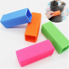 Silicone Hollow Rubber Dog Hair Brush Remover