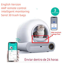 Smart Cat Litter Box Automatic Cat Toilet