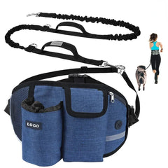 Pet Waist Bag With Traction Rope Multifunctional Running Training