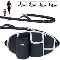 Pet Waist Bag With Traction Rope Multifunctional Running Training