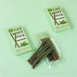 6PCS Natural Cat Mint Sticks Cat Catnip Chews Toys